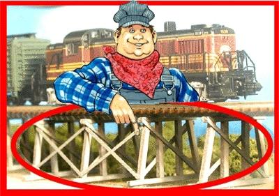 Bar Mills 304 N Scale Low Boy Trestle -- Kit