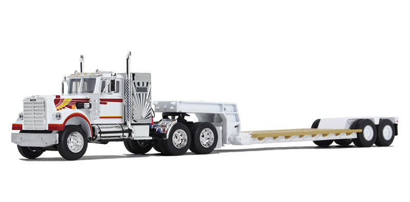DCP 60-1639 1/64 White Western Star 4900 Diecast Semi Truck