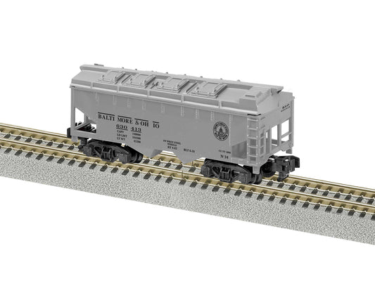 Lionel 6-2219062 S Gauge B&O 2-Bay Covered Hopper #630413