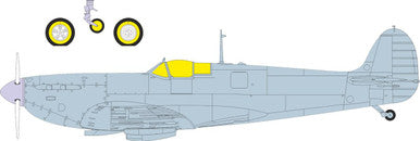 Eduard JX347 1/32 Mask Spitfire Mk.Vb TFace Canopy Mask Set for KOTARE