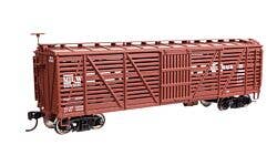 Walthers Mainline 910-41460 HO 40' Stock Car - Milwaukee Road #105015