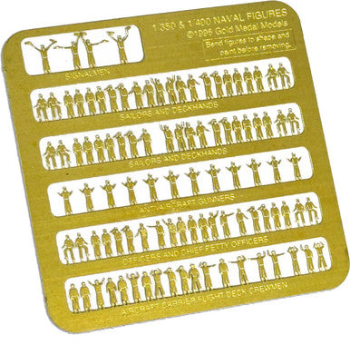 Gold Medal Models 350-8 1/350 Gold Medal NAVAL FIGURES (Set of 100)