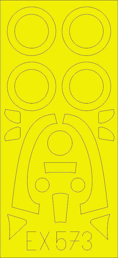 Eduard EX573 1/48 Mask Sea Fury FB11 for AIR Canopy Mask Set
