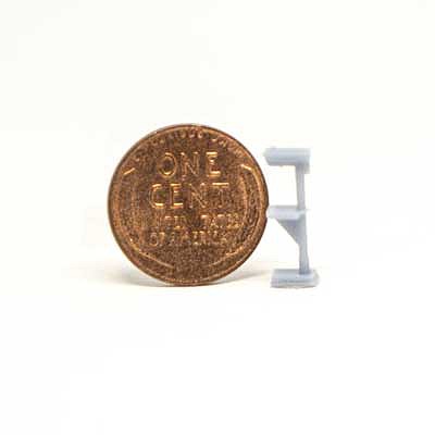All Scale Miniatures 870916 HO Scale Drill Press -- pkg(5)