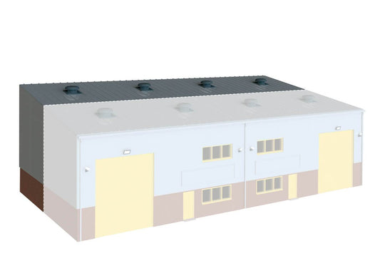 Peco SSM315 HO Scale Industrial/Retail Unit Extension Kit - Wills