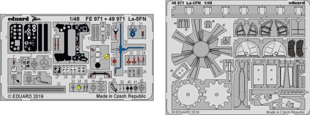 Eduard 49971 1/48 Aircraft- La5FN for ZVE (Painted)