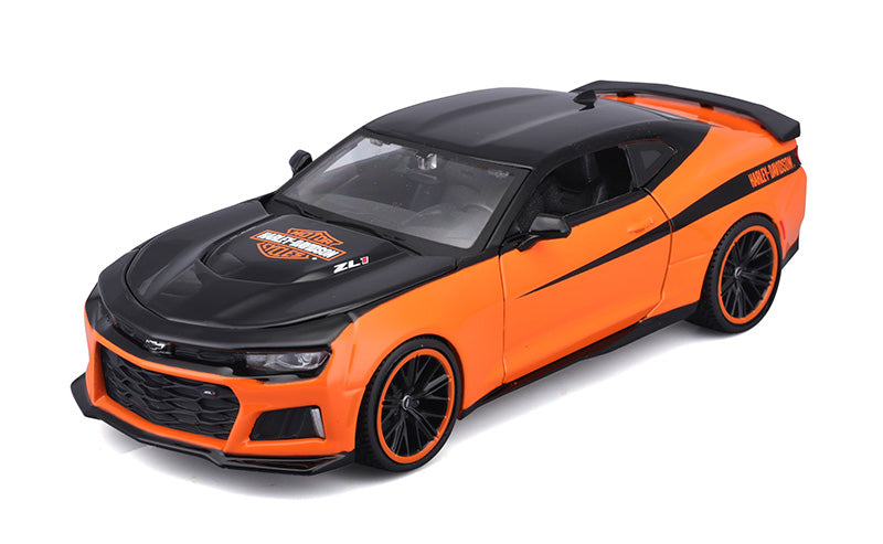 Maisto 32271BKOR 1/24 Scale Harley-Davidson - 2017 Chevrolet Camaro Zl1
