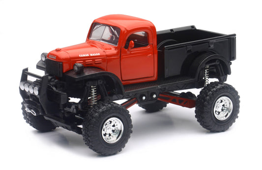 New Ray 54516 1/32 1946 Dodge Power Wagon Pickup, Red and Black