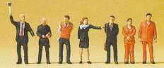Preiser 79153 N Scale Pedestrians SBB Personnel pkg(7)