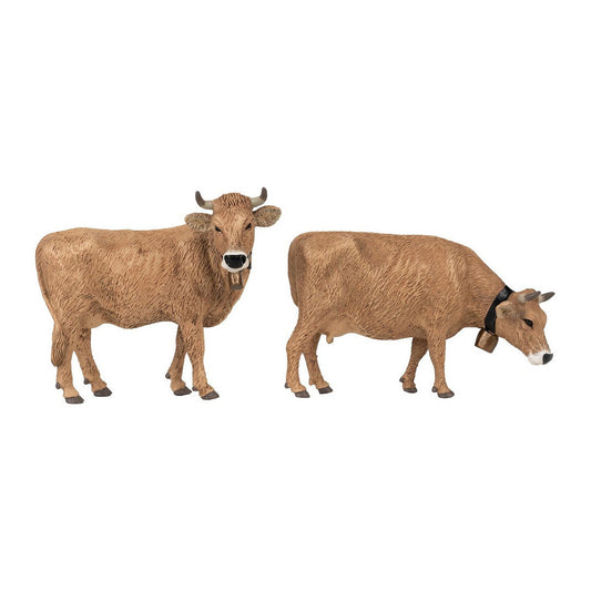 pola 331554 g scale allgau brown cattle 2 pack