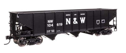 Walthers Mainline 910-56752 HO Scale 70-Ton AAR Hopper RTR N&W #104619