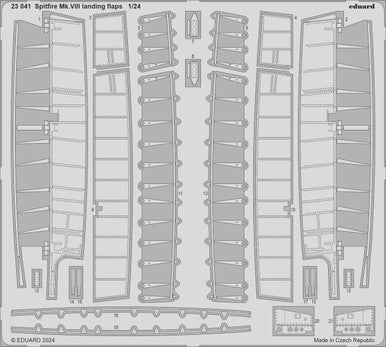 Eduard 23041 1/24 Spitfire Mk.VIII Landing Flaps Photo Etched Set for