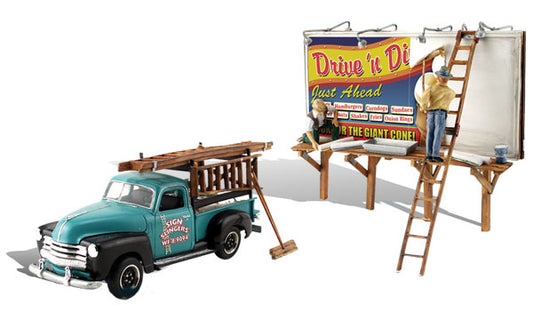 Woodland Scenics AS5556 HO Scale Sign Slingers