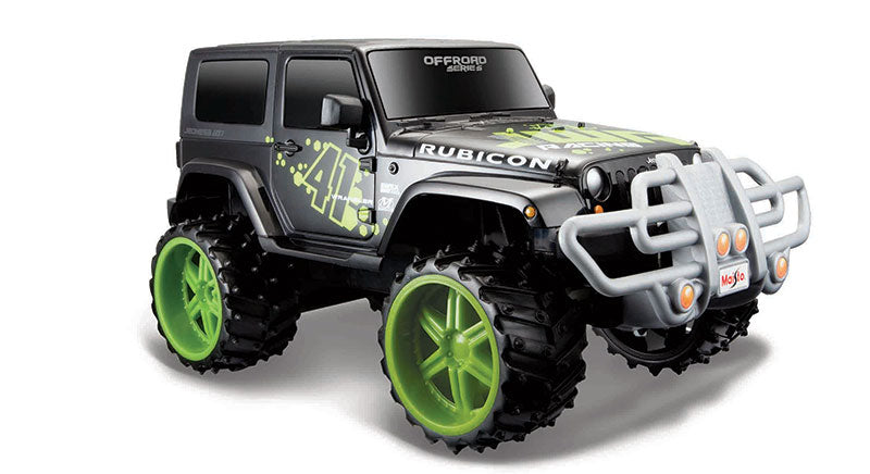 Maisto 82704BK 1/16 Scale R/C Jeep Wrangler Rubicon