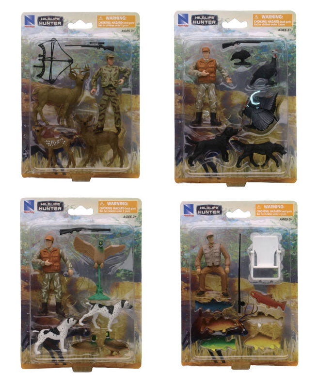 New Ray SS-76302-C 1/20 Scale Turkey Hunting Playset Playset Includes: Hunter Figure Shotgun