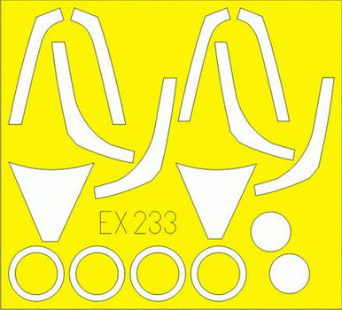 Eduard EX233 1/48 Mask F-16CJ Block 50 for Tamiya 61098 Canopy Mask
