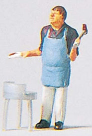 Preiser 28055 HO Scale Individual Figure - Working People Hobby Cook