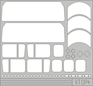 Eduard XT094 1/35 Mask Faun SLT 56 for Trumpeter