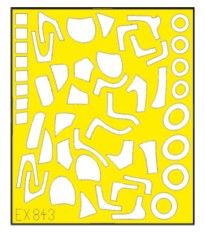 Eduard EX843 1/48 Mask Aircraft- Mi24D TFace for TSM