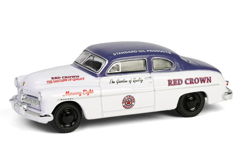 Greenlight 41170-B 1/64 Scale Red Crown - 1949 Mercury Eight Coupe Running