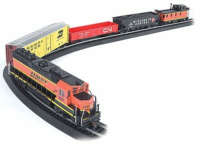 Bachmann 706 HO Scale Rail Chief Train Set -- Burlington Northern & Santa Fe