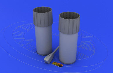 Eduard 648023 1/48 F-4 Exhaust Nozzles Late for Hasegawa (PE & Resin)