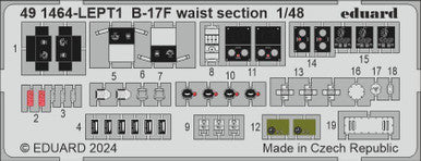Eduard 491464 1/48 B-17F Waist Section Photo Etch for EDUARD