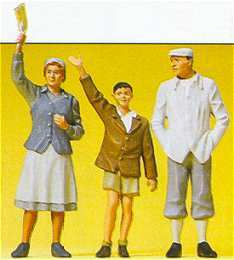 Preiser 45084 G Scale Pedestrians Waving People