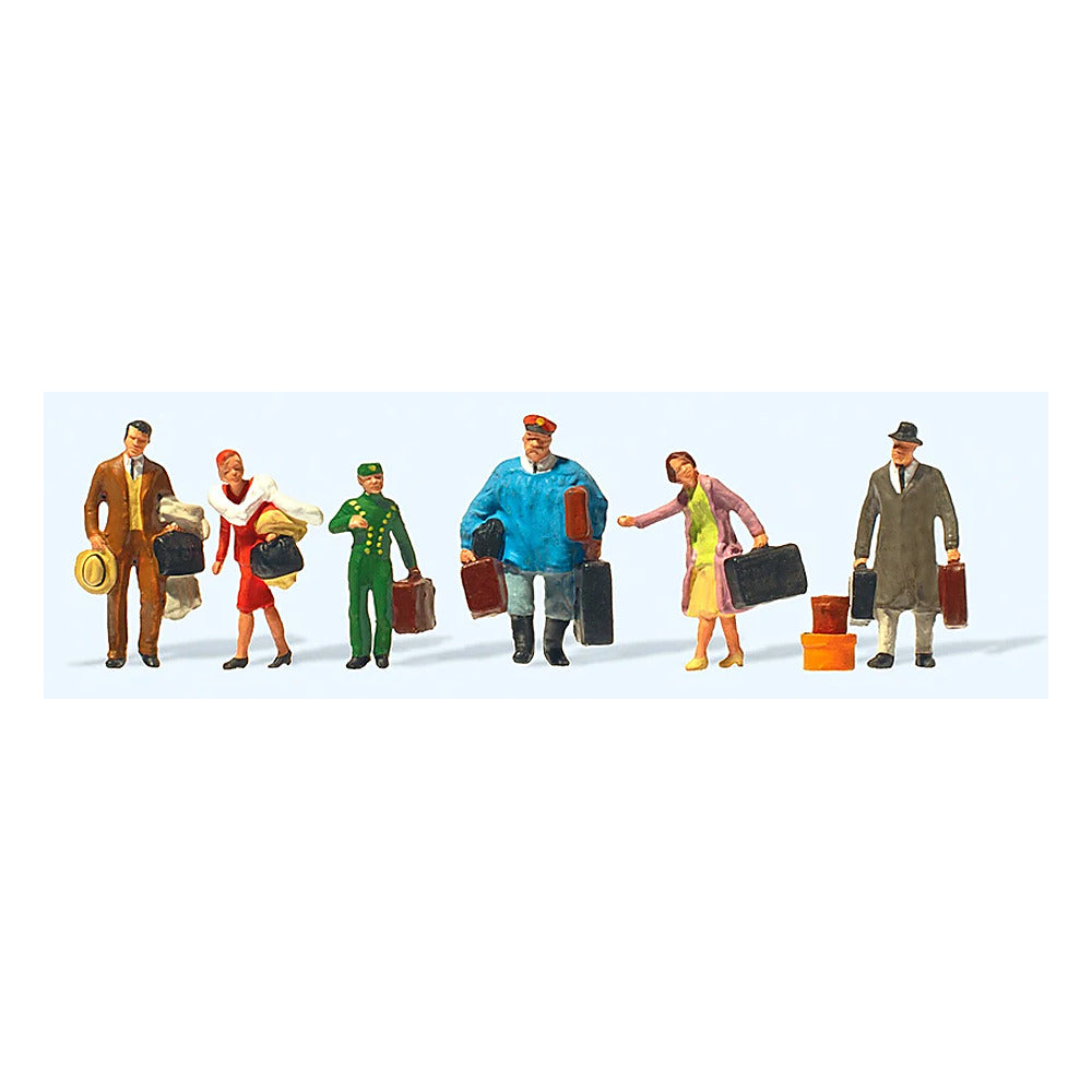 preiser 12445 ho scale passengers 1925 1930 pkg6