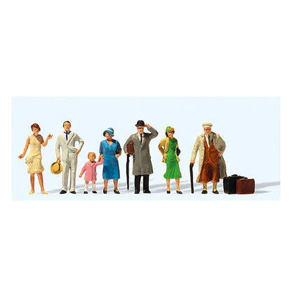 preiser 12446 ho scale passers by 1925 1930 pkg7
