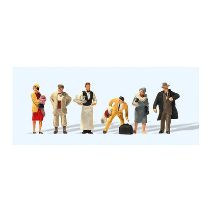 preiser 12448 ho scale on the platform 1925 1930 pkg6