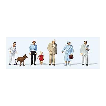 preiser 14089 ho scale passers by pkg7