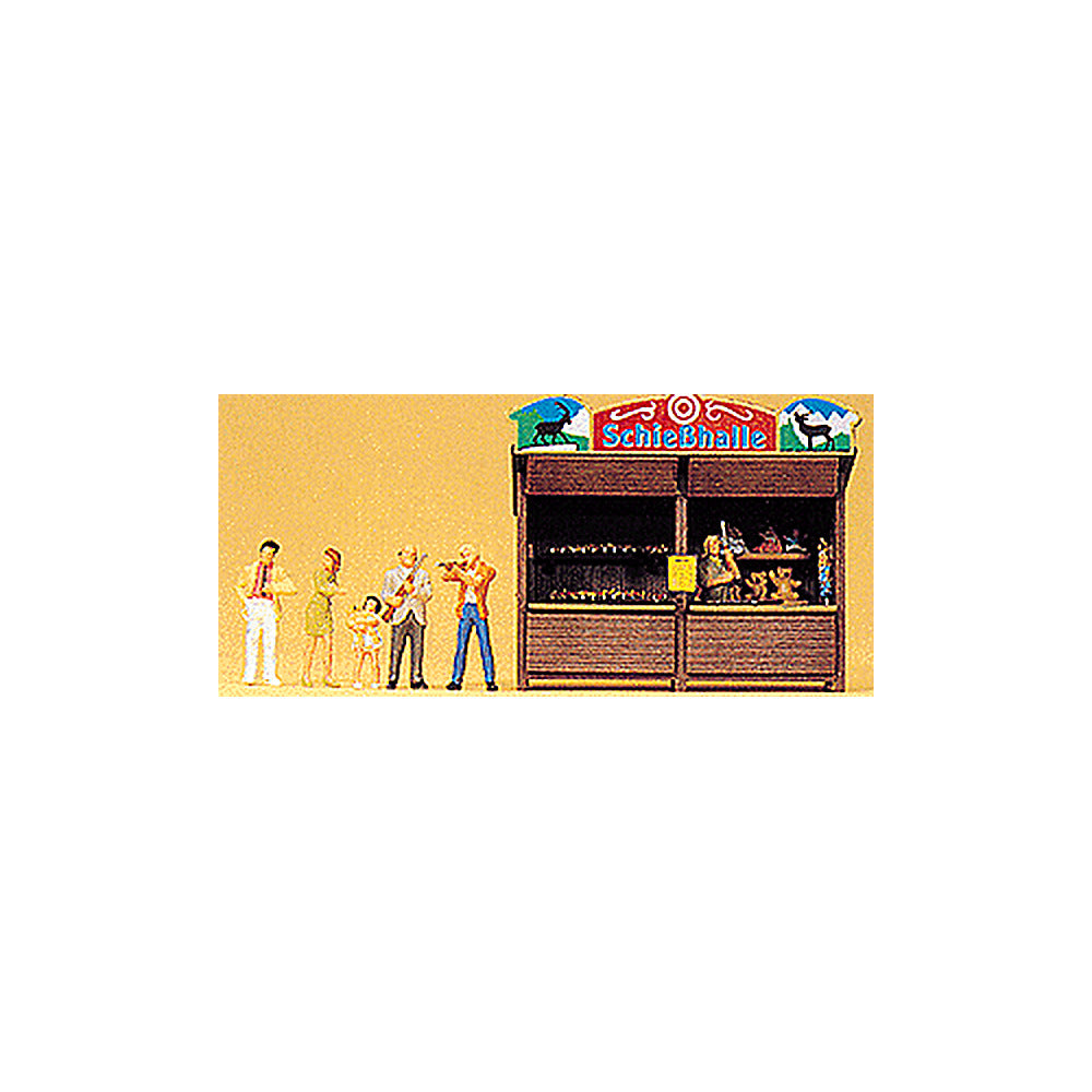 preiser 24694 ho scale concession stand shooting gallery