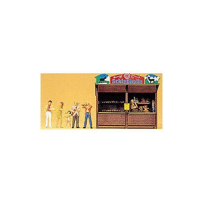 preiser 24694 ho scale concession stand shooting gallery