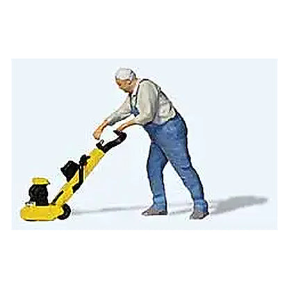 preiser 28262 ho scale waxing the floor individual figure man with floor wa