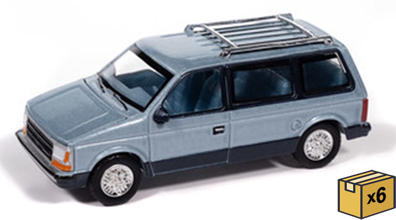 Auto World AWSP197-A-CASE 1/64 1987 Plymouth Voyager Diecast | Case