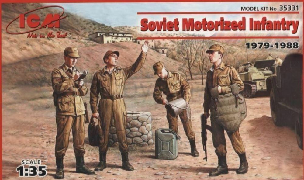 ICM Models 35331 1/35 Soviet Motorized Infantry 1979-1988 Soviet-Afghan War
