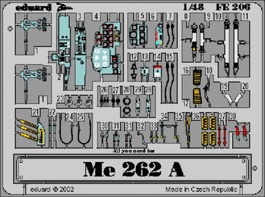 Eduard FE206 1/48 Me 262A Schwalbe for Tamiya