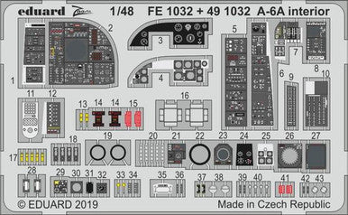 Eduard FE1032 1/48 A-6A Interior for Hobby Boss
