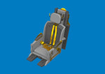 Eduard 6481056 1/48 F-86F Ejection Seat Brassin for HASEGAWA