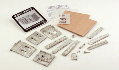 Woodland Scenics D224 All Scale Doctor's Office & Shoe Repair HO Scale