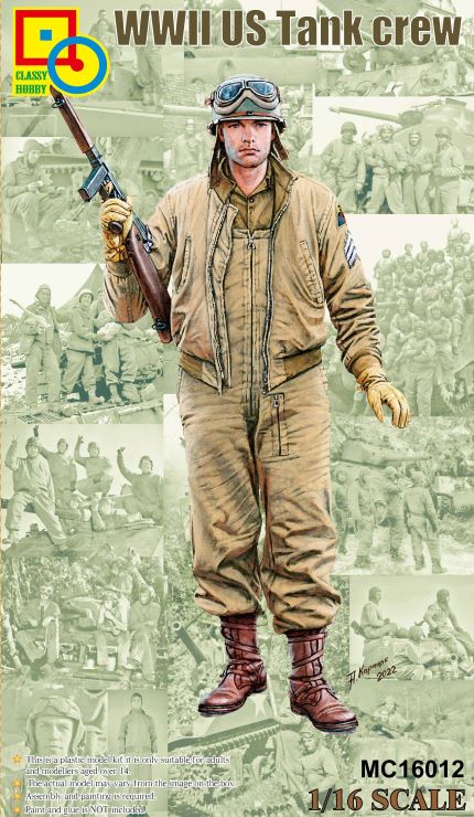 Classy Hobby 16012 1/16 WWII US Tank Crew