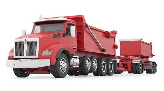 DCP 60-1278 1/64 Kenworth T880 Rogue Dump Truck & Transfer Trailer