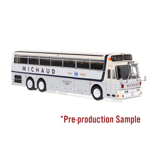 Iconic Replicas 870548 HO Scale 1971 Eagle Model 05 Bus - Assembled -- Michaud T