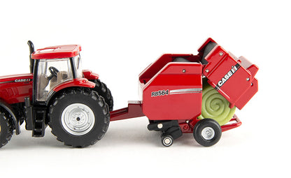 Ertl 44078 1/64 Case IH Haying Playset, Puma 210CVT