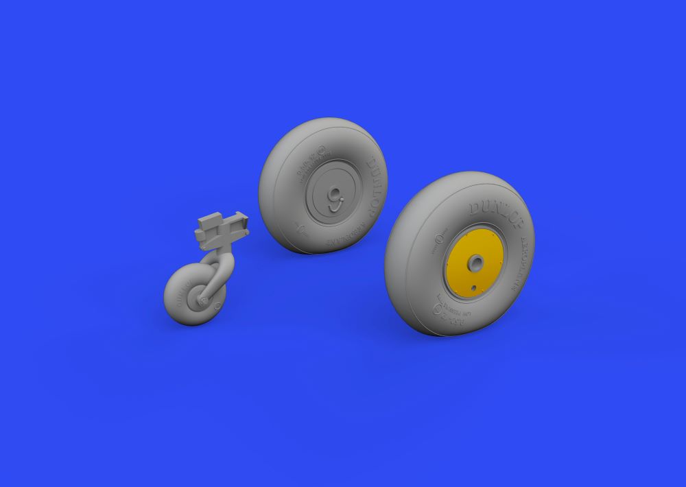 Eduard 648835 1/48 Aircraft- Anson Mk I Wheels for ARX (Mask & Resin)