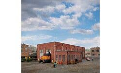 Walthers Cornerstone 933-2923 HO 130' 2-Stall Diesel Engine House Kit