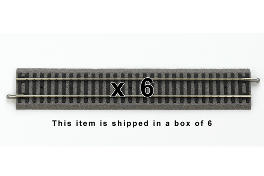Piko 55400 HO Scale Roadbed Straight Track 239mm, Box of 6