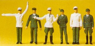 Preiser 14146 HO Scale People Working Policemen Era III