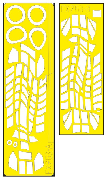 Eduard EX753 1/48 Mask Aircraft- Bf110D TFace for EDU